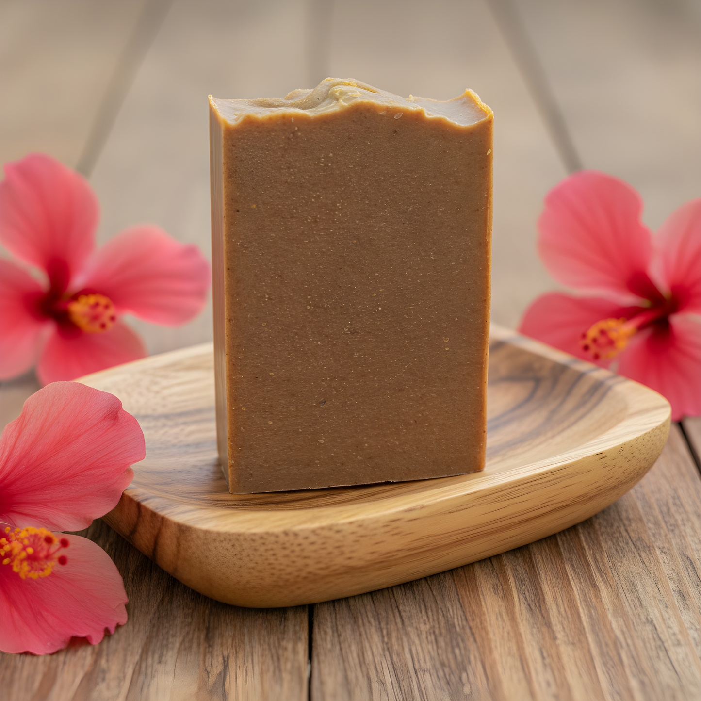 Hibiscus Soap | Fragrance Free | Dye Free