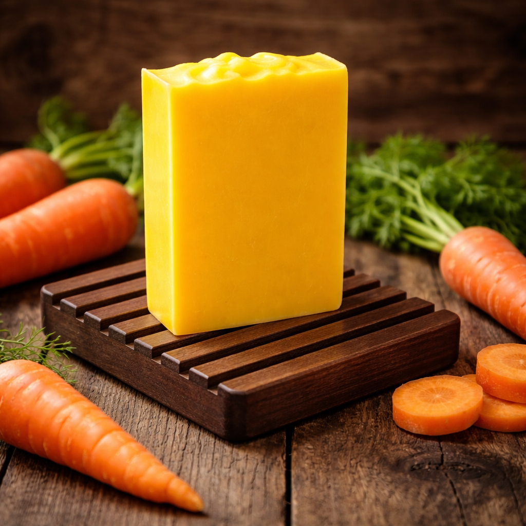 Carrot Soap | Fragrance Free | Dye Free