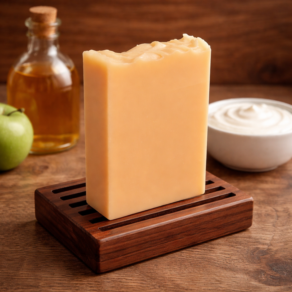 Apple Cider Vinegar & Yogurt Soap | Fragrance Free | Dye Free