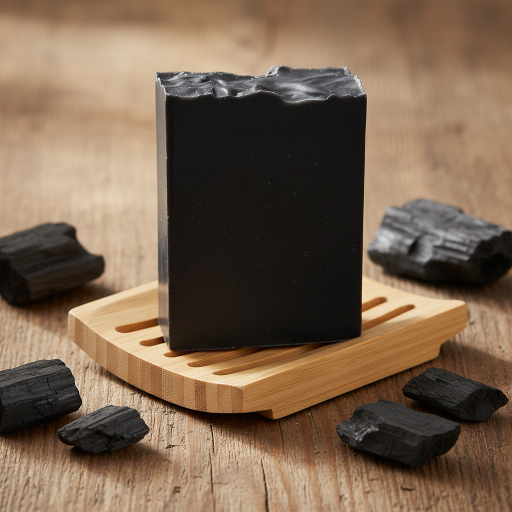 Charcoal Soap | Fragrance Free | Dye Free