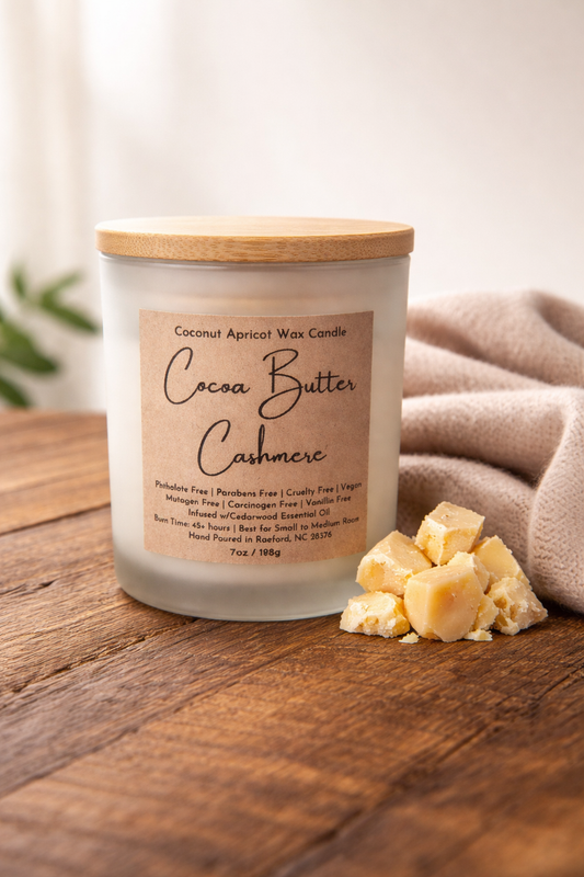 Cocoa Butter & Cashmere | Coconut Apricot Wax Candle