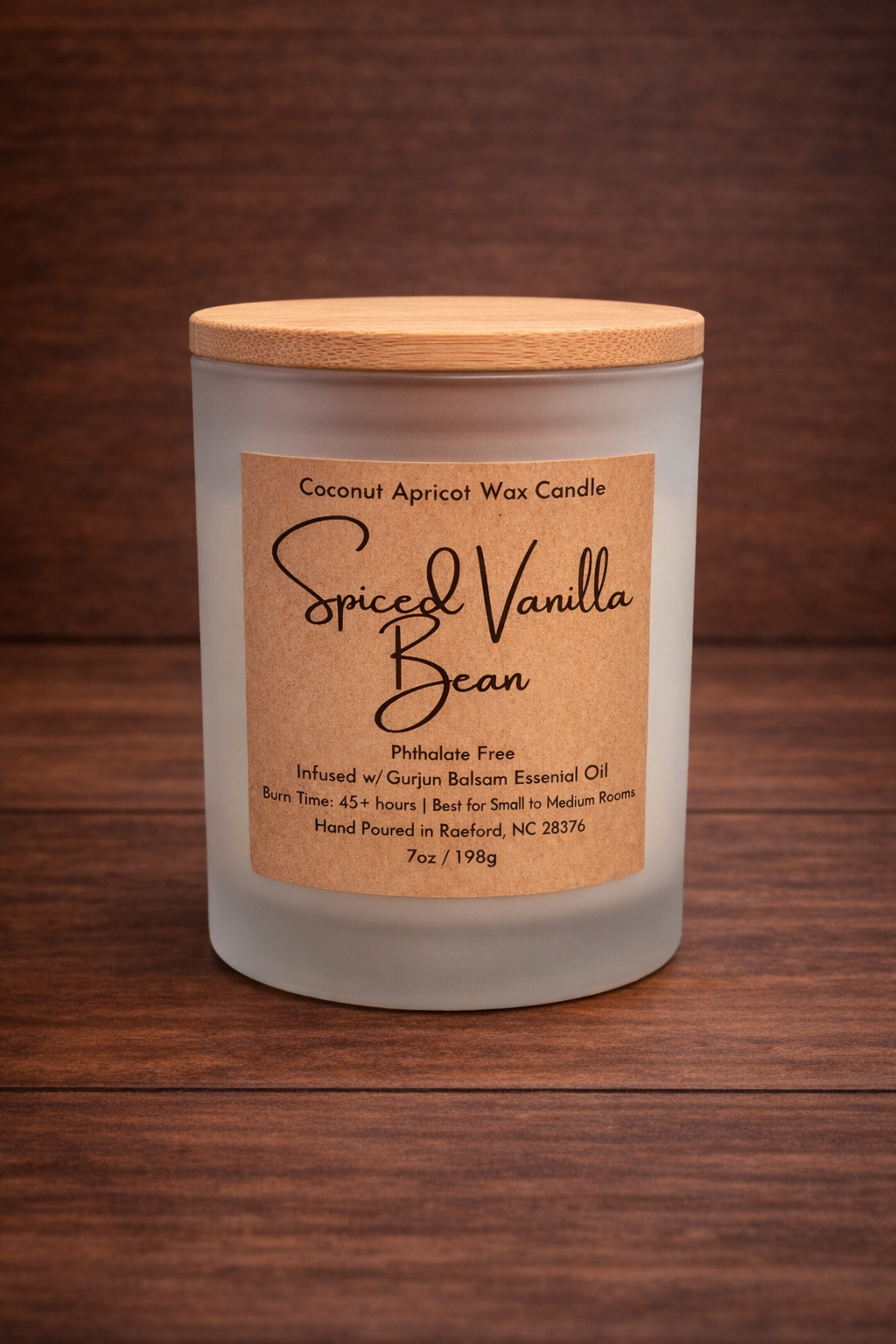 Spiced Vanilla Bean | Coconut Apricot Wax Candle
